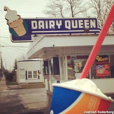 Original Dairy Queen sign.