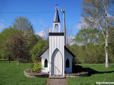 Tiny church.