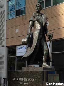 Alexander Wood statue.