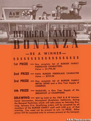 Burger Family Bonanza of 1967.