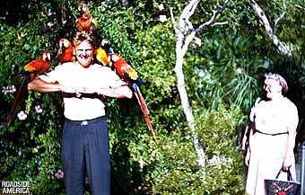 1956 Parrot Jungle antics, Jack Kirby.