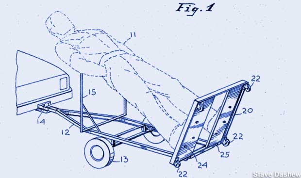 1966 patent design for a big guy tilting trailer.