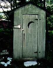 Tom Mix outhouse.