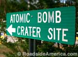 Atomic Bomb Crater Site.